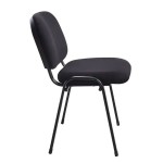 Office Chair Visitor Max Comfort Fixed Black